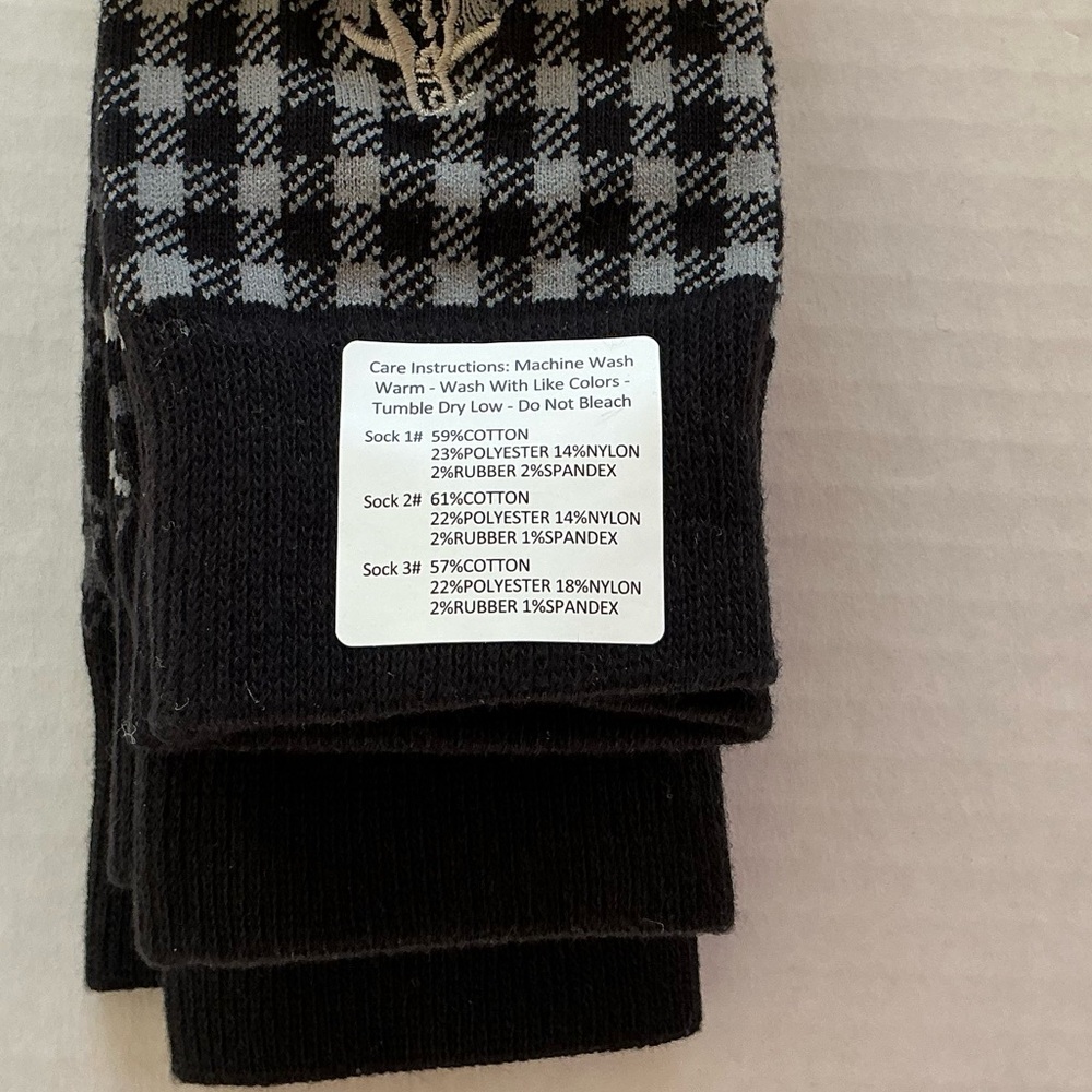 Original Penguin Crew Assorted Socks - Pack of 3 - Picture 8 of 14